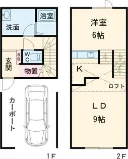 1LDKの間取り画像