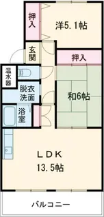 エスポワール【3階】の間取り