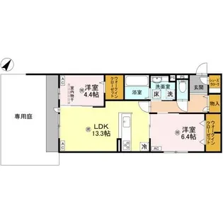 パサログランデ百舌鳥本町3丁【1階】の間取り