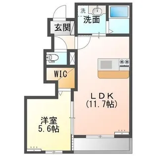 アローラ石垣【1階】の間取り