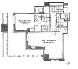 青山第一マンションズ【9階】の間取り