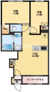 ルクスRNR【1階】の間取り