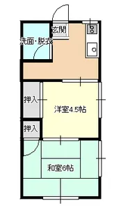 茨城県稲敷郡阿見町大字青宿【アパート】の間取り