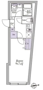 アトリオフラッツ高円寺【1階】の間取り