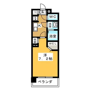 パルティール黒川アネックス【2階】の間取り