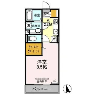 茨城県古河市緑町【アパート】の間取り