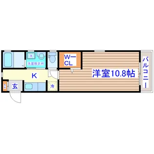 ピュアソシア【1階】の間取り