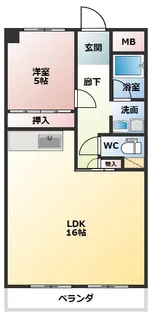 ドミール藤治【2階】の間取り