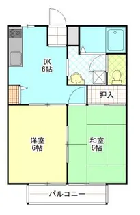 アザレアタウン B【2階】の間取り