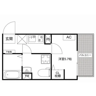 埼玉県草加市神明2【アパート】の間取り