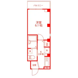 S・FLAT【3階】の間取り