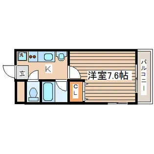 アバンサール泉中央【3階】の間取り