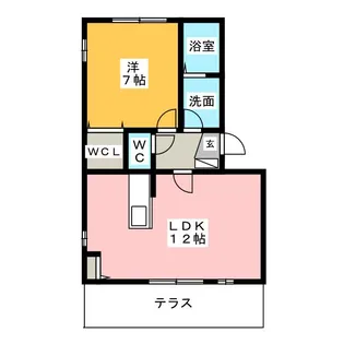 アルテ【1階】の間取り