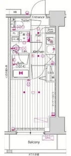 ガーラ・グランディ横濱関内【4階】の間取り