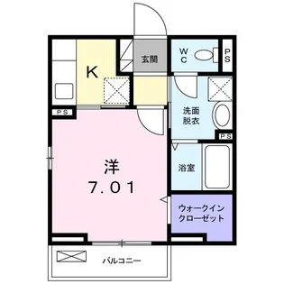 埼玉県さいたま市見沼区大和田町2【アパート】の間取り
