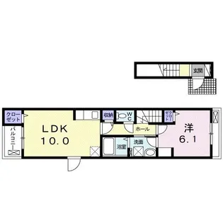 アベイル【2階】の間取り