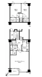参宮橋マンションの間取り