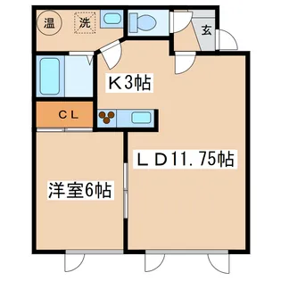 パンプキンIV【2階】の間取り