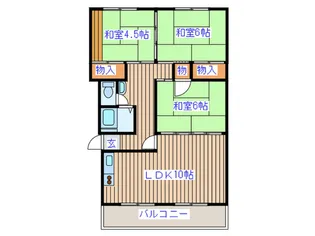 ヴィラ伊藤【1階】の間取り