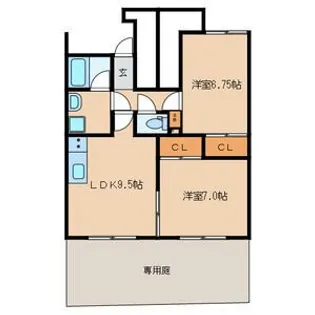 福岡県糸島市浦志2【一戸建】の間取り