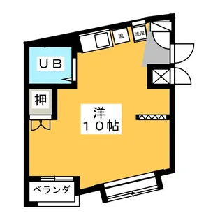 メゾン後藤【1階】の間取り