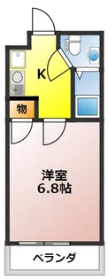 リンダプラヤ甲子園【1階】の間取り