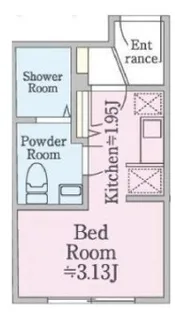南平台EAST【3階】の間取り