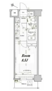 メイクスデザイン池袋EAST【2階】の間取り