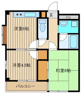 パストラルハイム【2階】の間取り