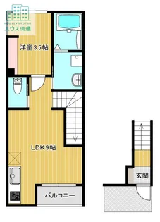 エアリア多良見中里【2階】の間取り