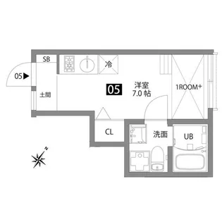 文京大塚テラス【1階】の間取り