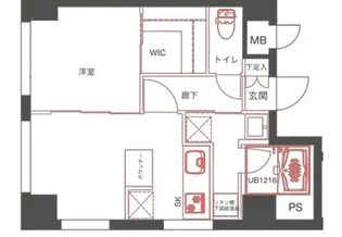 インプルーブ両国【4階】の間取り