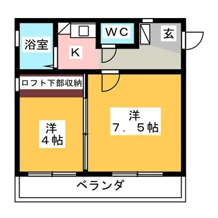 K2ソフィア【3階】の間取り