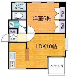 パティオアゼリー【4階】の間取り