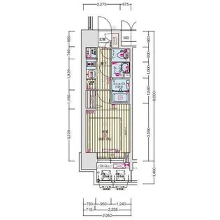 プレサンス鶴舞ファースト【9階】の間取り