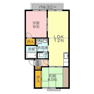 ヒロハイム【2階】の間取り