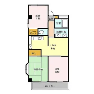 メゾン・リヴィエール【5階】の間取り