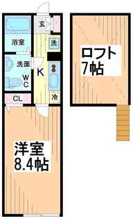 神奈川県川崎市多摩区西生田1【アパート】の間取り