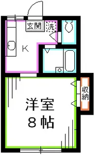 コスモ ノーマ【1階】の間取り