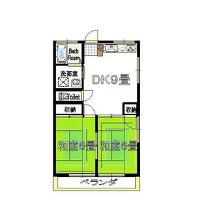 メゾンいっしきA【2階】の間取り