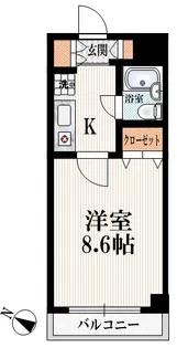 GRANDIOSE HIRANO【2階】の間取り