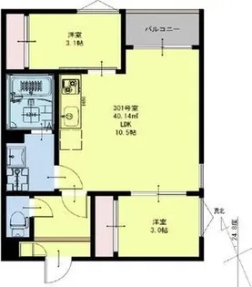 REGALEST Sakura I【3階】の間取り