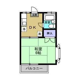 ファミーユ・幸【2階】の間取り