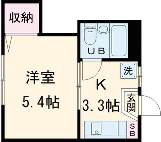 新井ハイツ【1階】の間取り