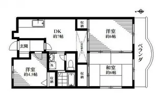 神奈川県川崎市麻生区王禅寺西5【マンション】の間取り