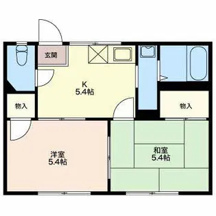静岡県浜松市中央区三和町【アパート】の間取り