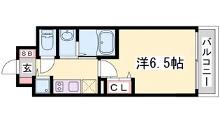 ラナップスクエア神戸ハーバープライム【7階】の間取り