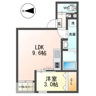 Warren kubomiII【2階】の間取り