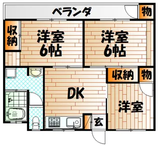 e-lux祇園原【3階】の間取り
