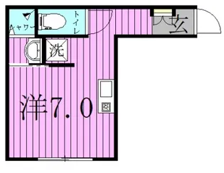 シエスタヴィラ北千住アルボルハウス【1階】の間取り